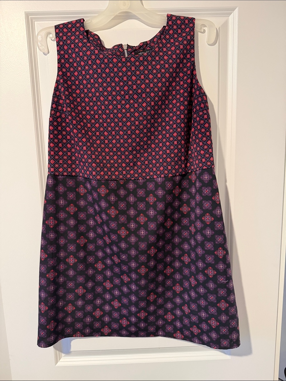 New Look Maternity Navy Dress with Pink Floral Print
